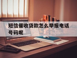 短信催收贷款怎么举报电话号码呢