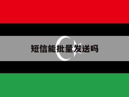 短信能批量发送吗