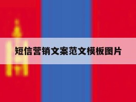 短信营销文案范文模板图片