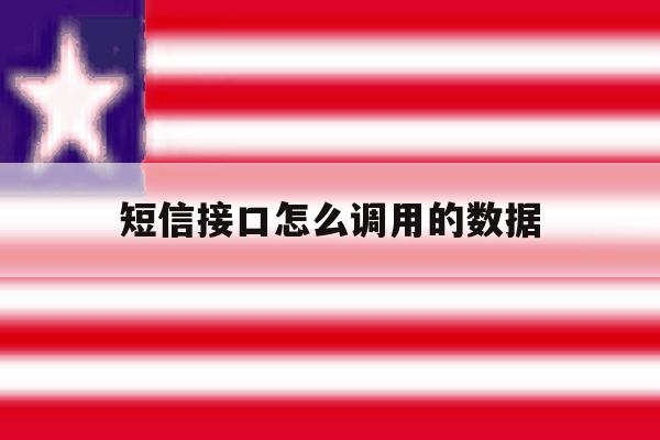 短信接口怎么调用的数据 短信接口怎么调用的数据