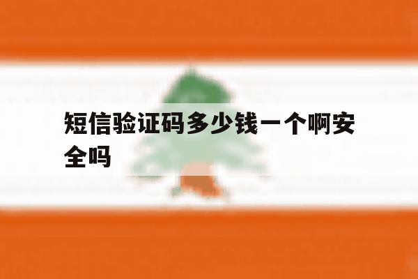短信验证码多少钱一个啊安全吗 短信验证码多少钱一个啊安全吗