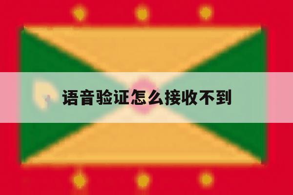语音验证怎么接收不到 语音验证怎么接收不到